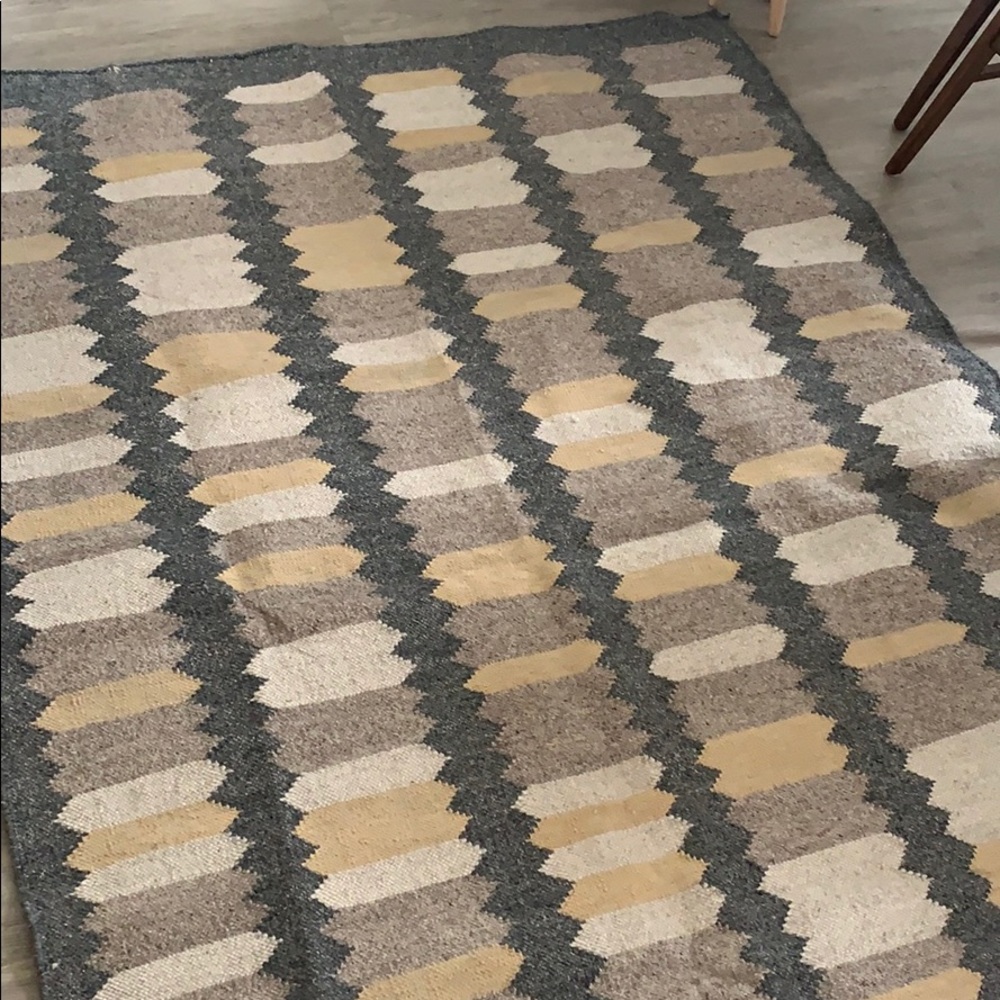 Cost Plus World Market 5’x7.75’ Kilim Area Rug